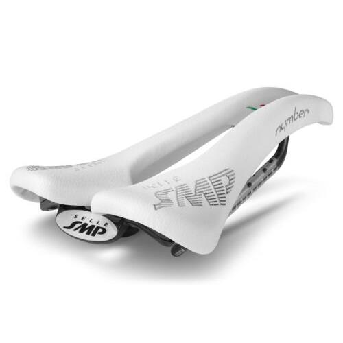 Selle Smp Nymber Saddle with Carbon Rails White
