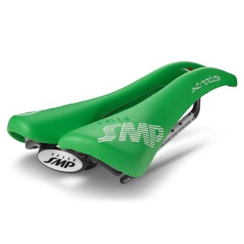Selle Smp Stratos Saddle with Carbon Rails Green