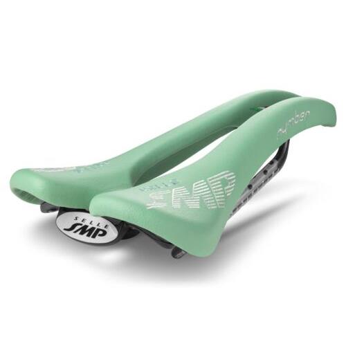 Selle Smp Nymber Saddle with Carbon Rails Celeste