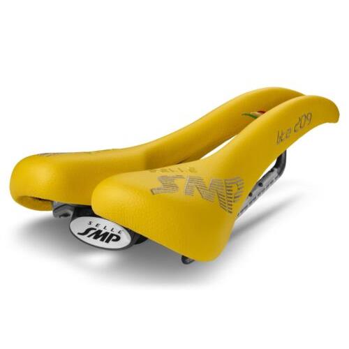 Selle Smp Lite 209 Saddle with Carbon Rails Yellow