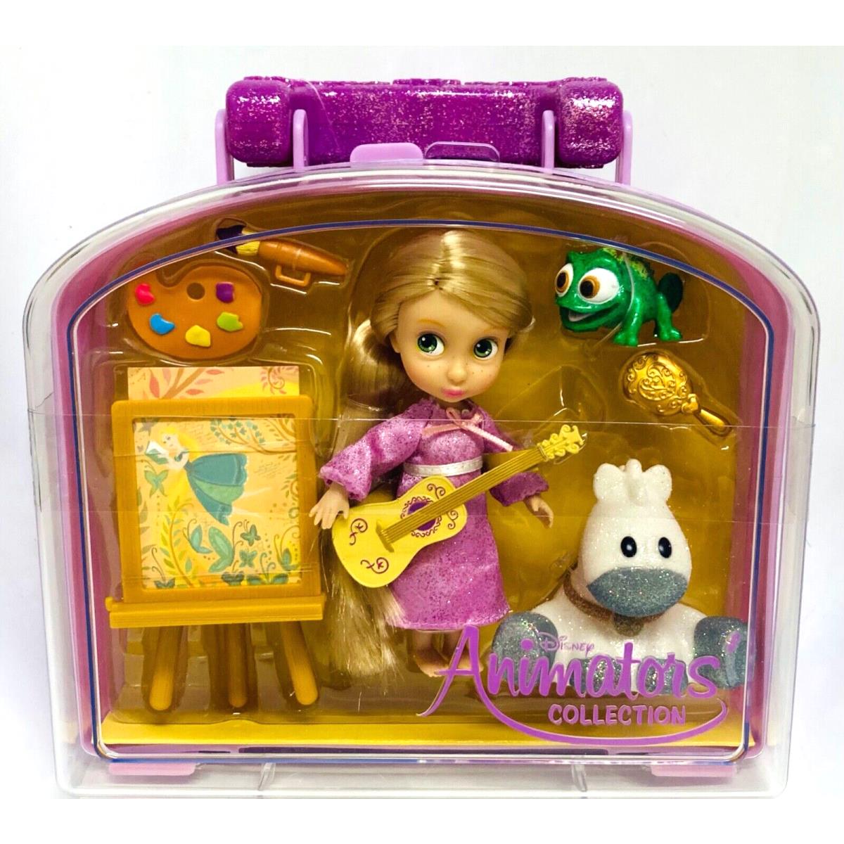 Disney Animators` Collection Tangled - Rapunzel Mini 5 Doll Play Toy Set