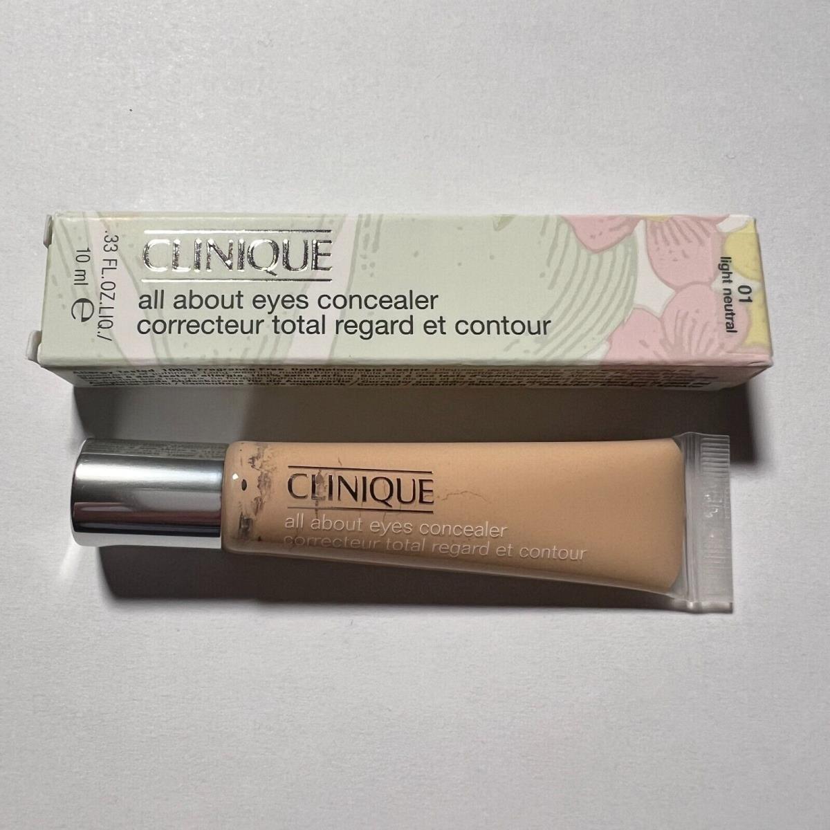 Clinique All About Eyes Concealer 01 Light Neutral Full Regular Size