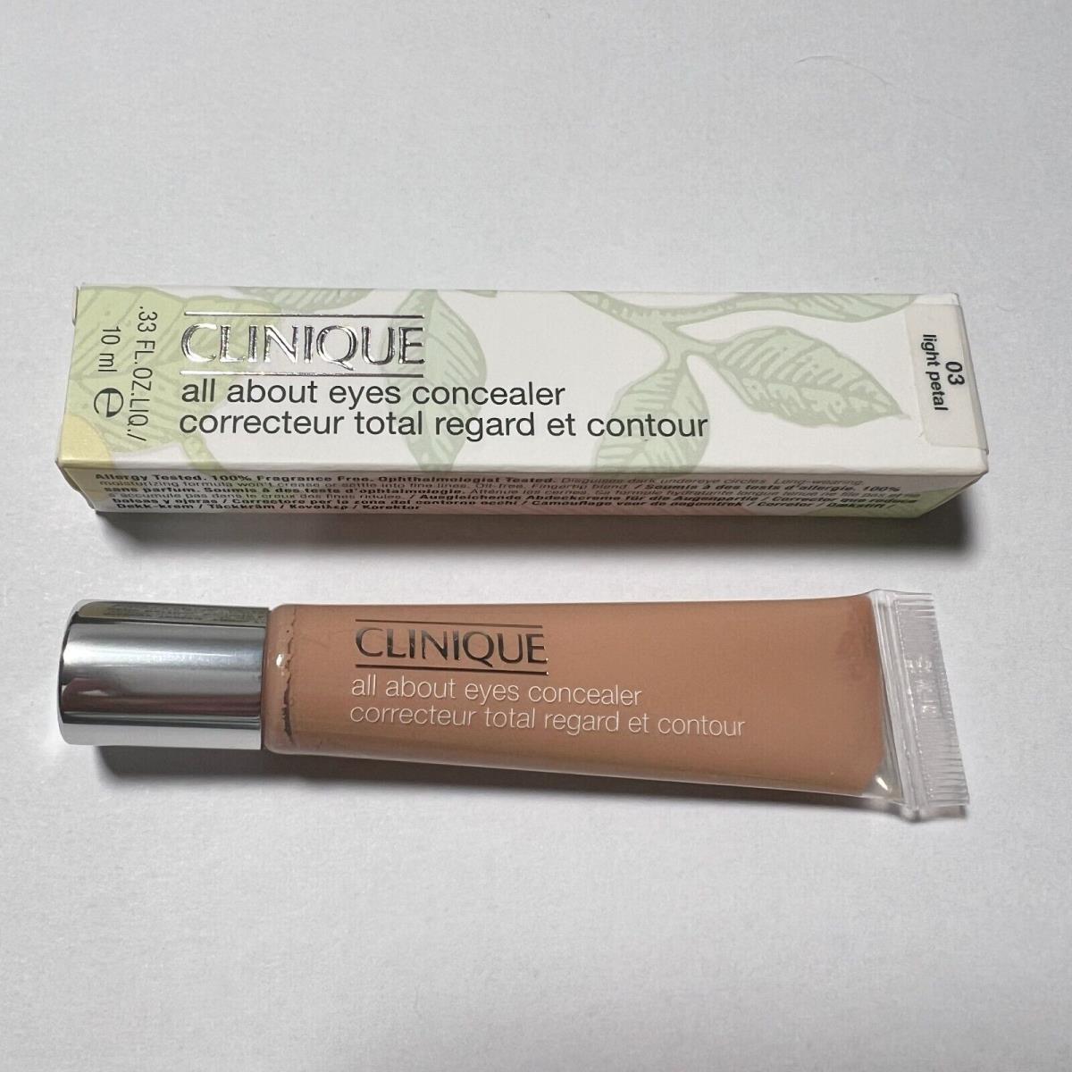 Clinique All About Eyes Concealer 03 Light Petal Full Regular Size