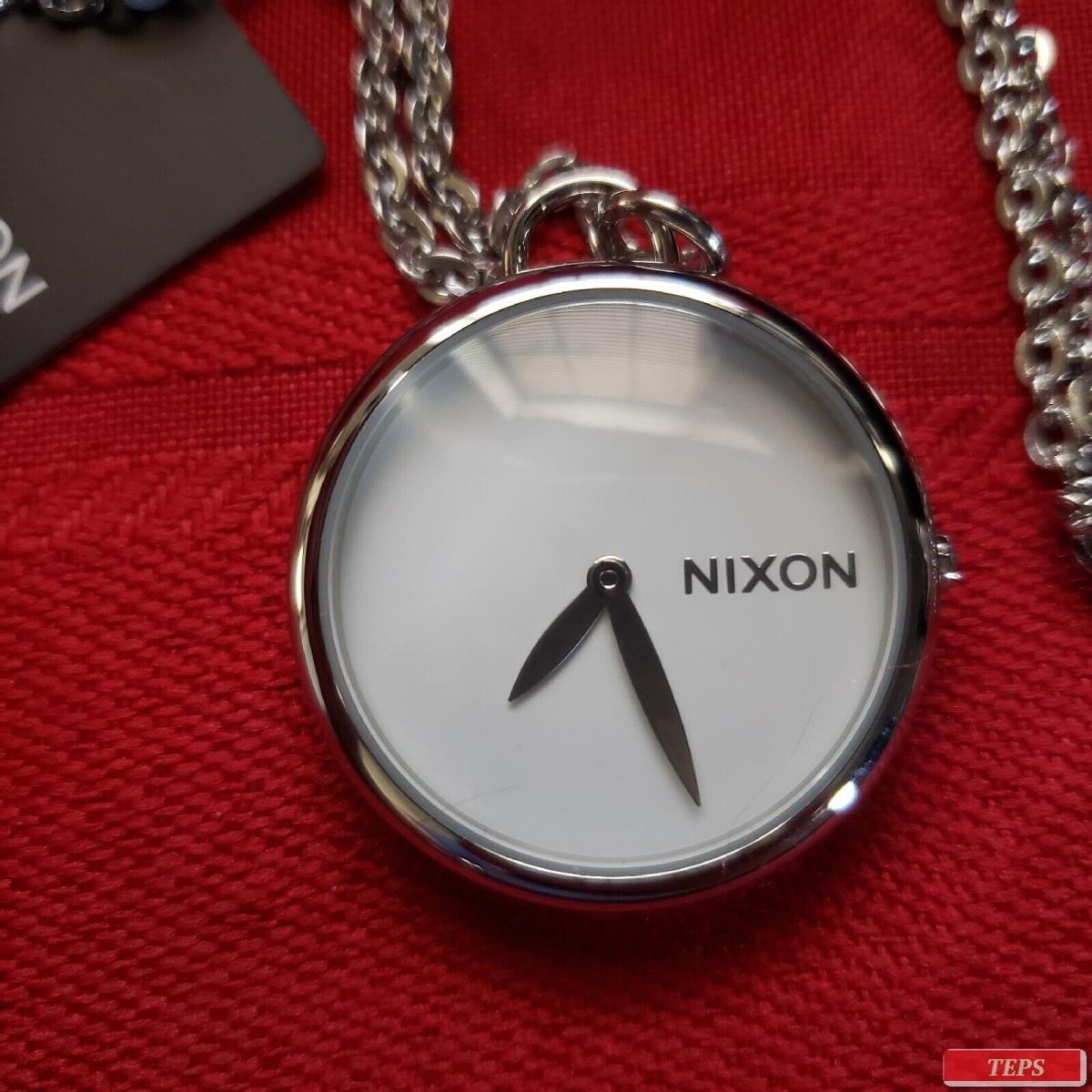 Nixon The Spree Pendant White 30M 2-Hand Japanese Movement w/ Box 11G