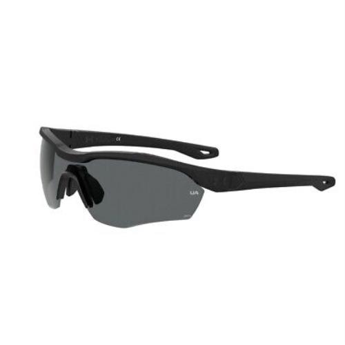Under Armourua Yard Pro Sunglasses Matte Black Frame w/ Gray Lenses 1381109