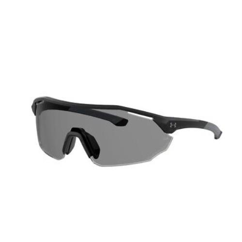 Under Armour 0011S UA Force 2 Wrap Sunglasses Matte Black Frame w/ Gray Lenses