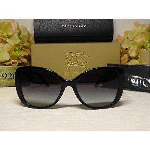 Burberry sunglasses  - Black/Gold Frame, Grey Lens 1