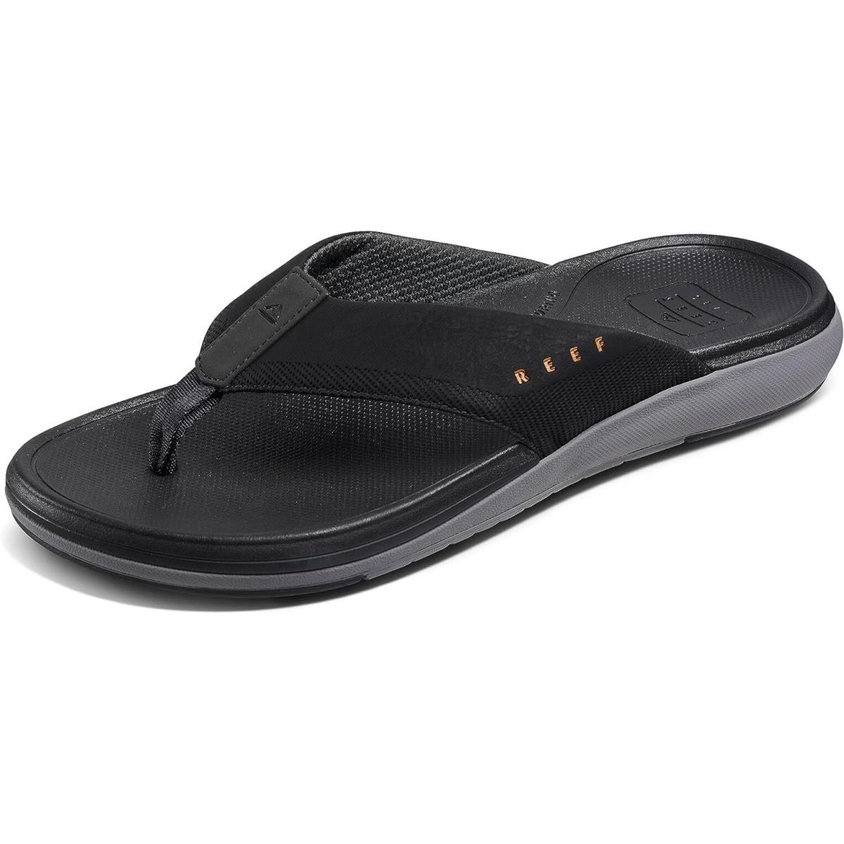 Man Reef Cushion Norte Flip Flop Sandal CJ3711 Color Dark Brown