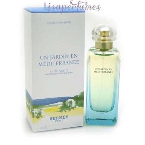 Un Jardin Mediterranee by Hermes For Women 3.3oz Eau De Toilette Spray