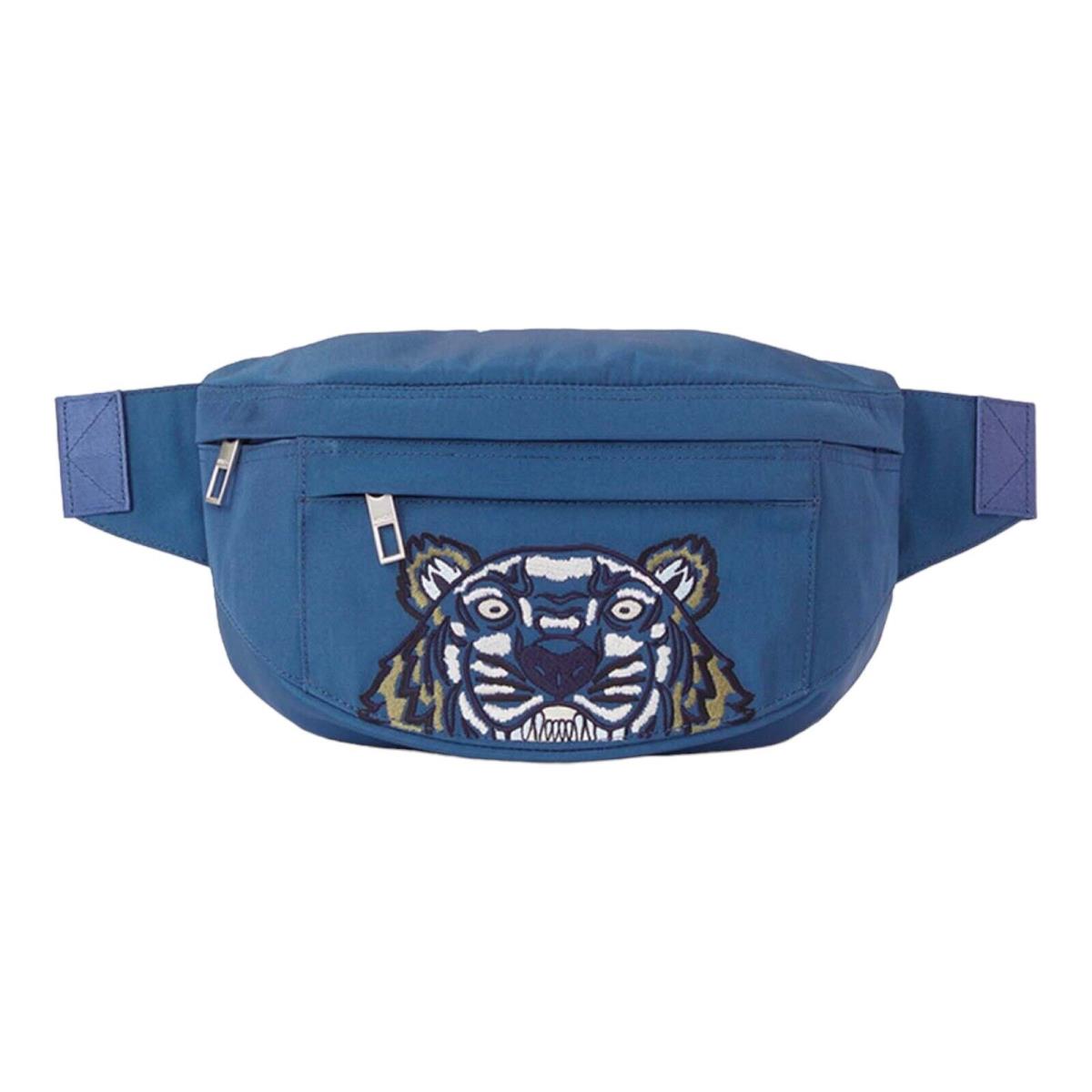 Kenzo Canvas Kampus Tiger Bumbag FA65SF305F20 Blue