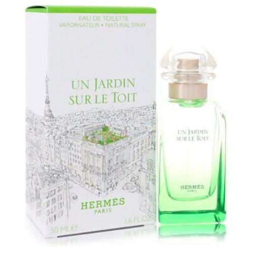 Un Jardin Sur Le Toit by Hermes Eau De Toilette Spray 1.7 oz For Women