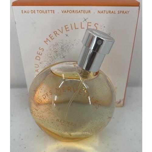 Hermes Jour d Merveilles 1.6oz 50ml Eau De Parfum Refillable Bottle- Edp Spray