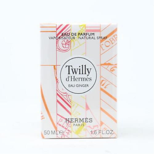 Twilly D`hermes Eau Ginger by Hermes Eau De Parfum 1.6oz/50ml Spray