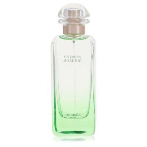 Un Jardin Sur Le Toit by Hermes Eau De Toilette Spray Tester 3.3 oz For Women