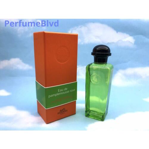 Eau DE Pemplemousse Rose Hermes 3.3 Fl.oz 100 ML Eau DE Cologne Spray Unisex