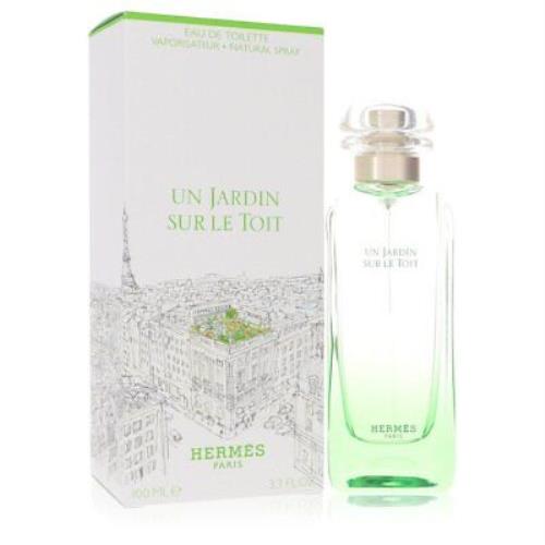 Un Jardin Sur Le Toit by Hermes Eau De Toilette Spray 3.3 oz For Women