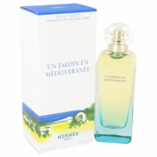 Un Jardin En Mediterranee 3.4/3.3 oz Edt Spray For Women - by Hermes
