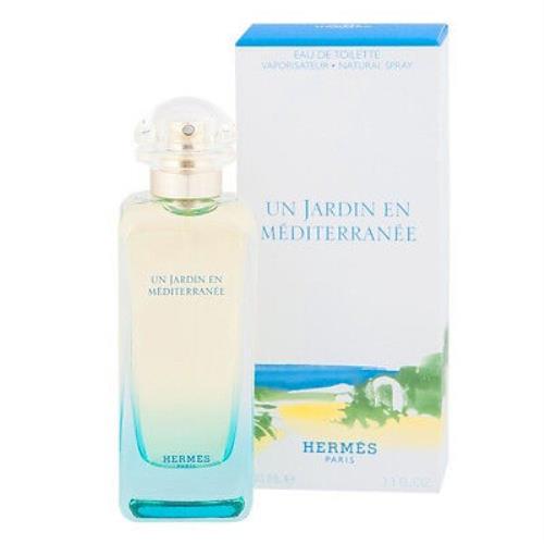 Un Jardin En Mediterranee by Hermes Women 3.3 oz Eau de Toilette Spray