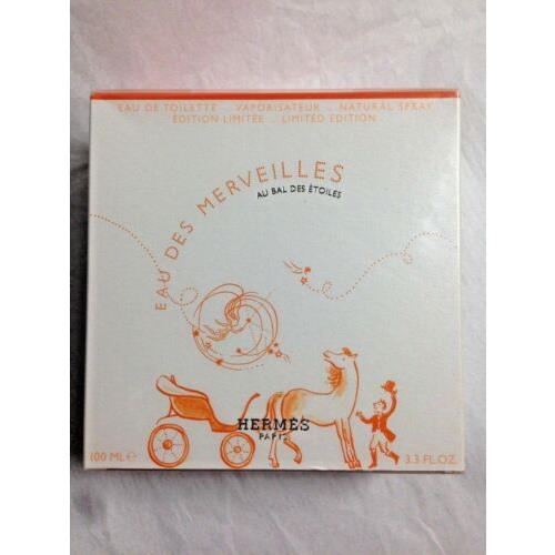 Hermes Eau Des Merveilles Au Bal Des Etoiles Limited Edition 3.3oz Edt