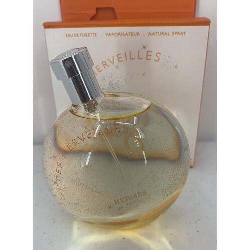 Hermes Paris Eau Des Merveilles Spray 3.3oz/100ml France Eau De Toilette