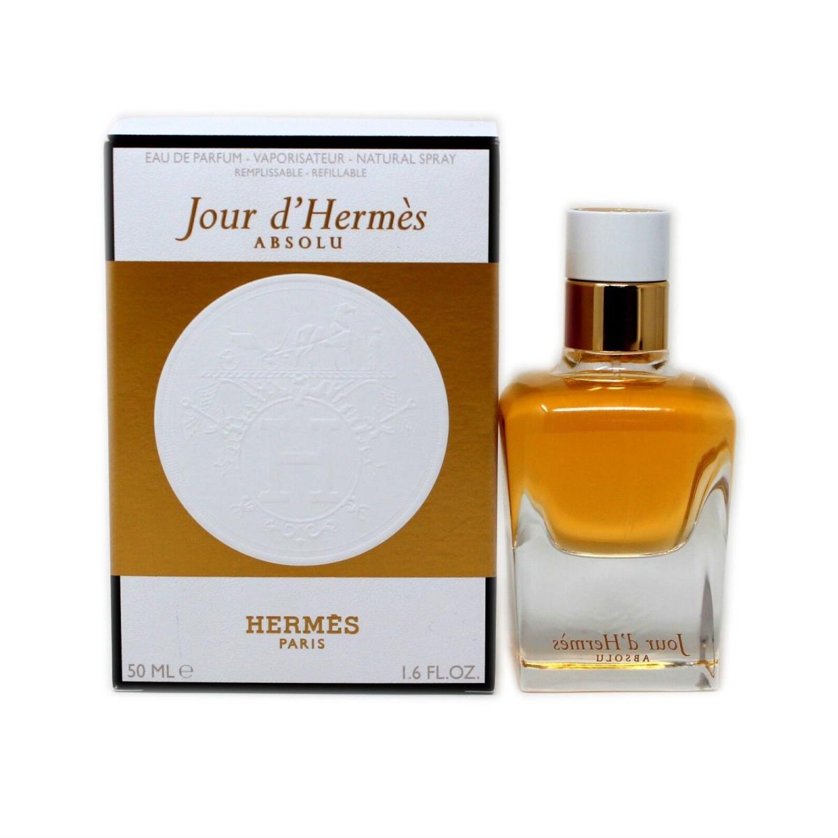 Hermes Jour D` Hermes Absolu Eau DE Parfum Refillable Spray 50 ML/1.6 Fl.oz. D