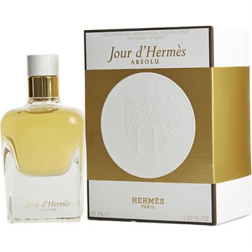 Jour D`hermes Absolu by Hermes 2.8 OZ