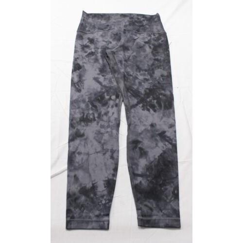 Lululemon Women`s 25 Align HR Pants AH4 Diamond Dye Pitch Graphite Grey Size 10