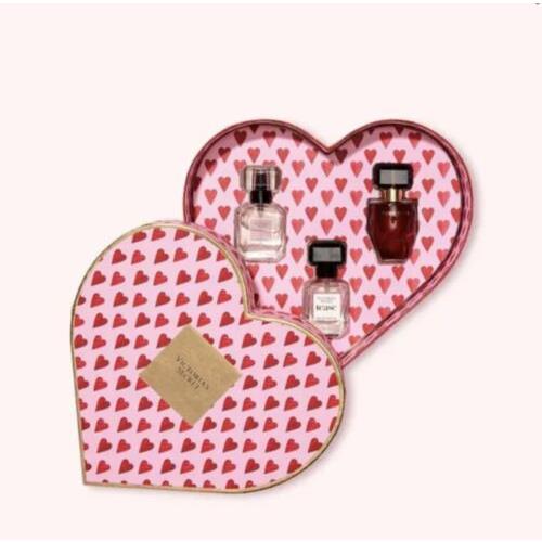 Victoria`s Secret Mini Perfume Heart Box Set - Bombshell Tease Very Sexy