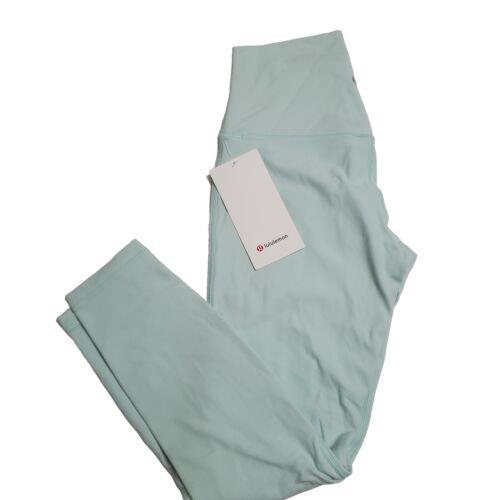 Lululemon Align High-rise Pant 25 Double Lined Delicate Mint Size 4