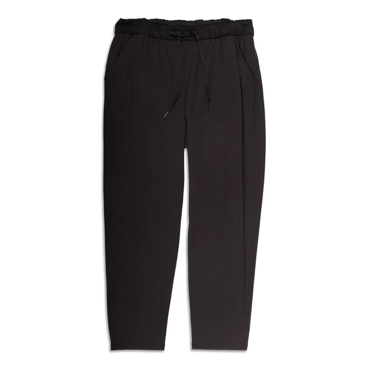 Lululemon Womens Pant Keep Moving High Rise Luxtreme Black Size 8 LW5CRBS Jogger