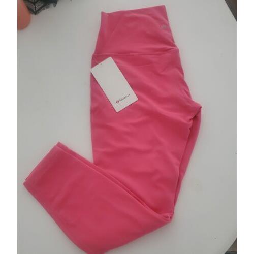 Lululemon Align 25 Inseam Pant Guava Pink Size 10 Rare Color