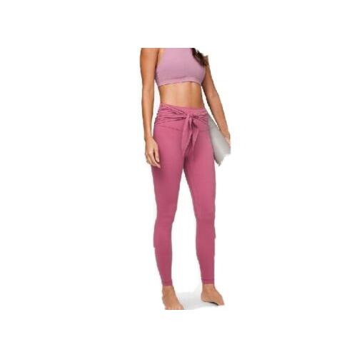 Lululemon Align Pant Wrap Waist Moss Rose 28 Inseam Size 2 Special Edition