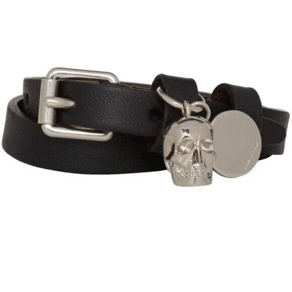 Alexander Mcqueen Skull Double-wrap Bracelet