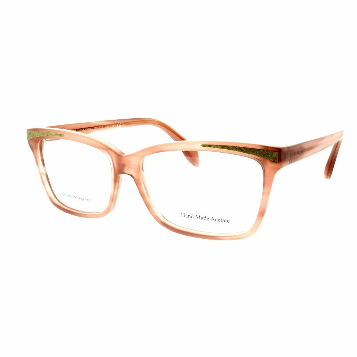 Alexander Mcqueen 4207 OT8J Rose Gold Cat Eye Women Optical Frames Eyeglasses