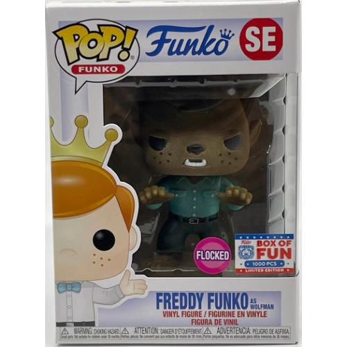 Freddy Funko as Wolfman Flocked Exclusive