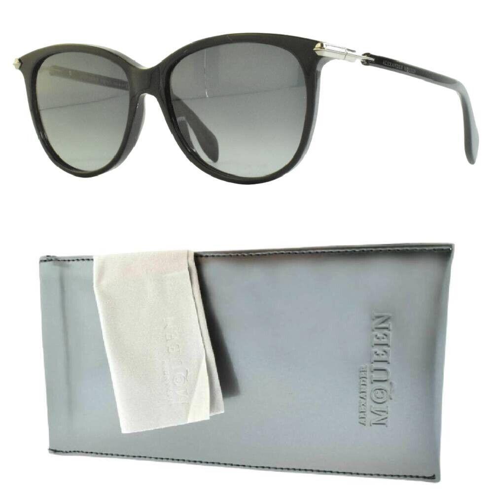 Alexander Mcqueen Amq 4271/S Womens Full Rim Black Sunglasses - Frame: Black, Lens: Gray