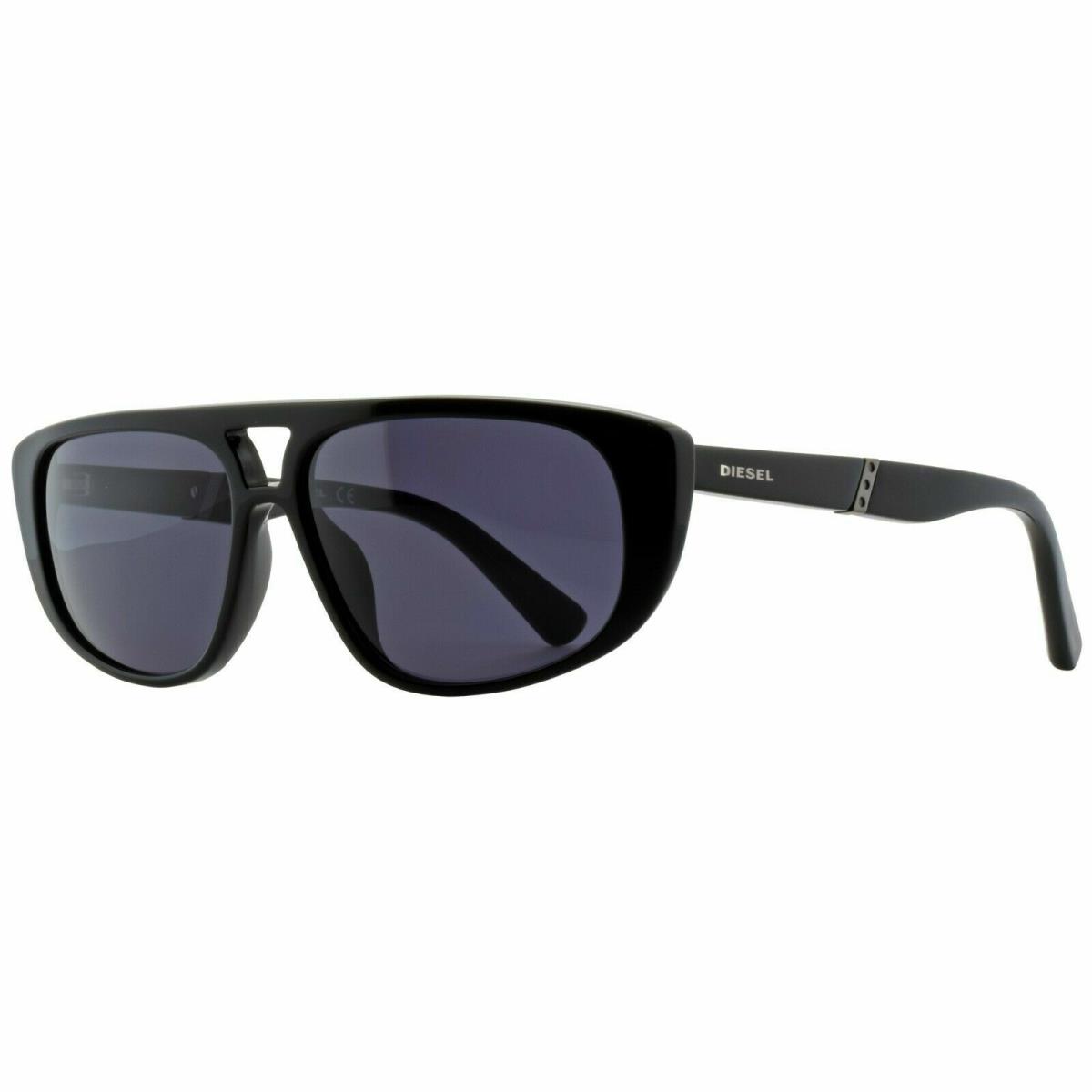 Diesel DL0306 01A Kids Aviator Black Sunglasses