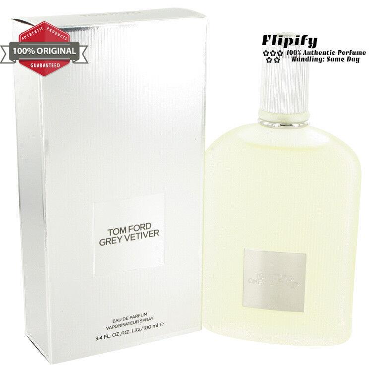 Tom Ford Grey Vetiver Cologne 3.4 oz 1.7 oz Edt Edp Spray For Men by Tom Ford 3.4 oz EDP Spray