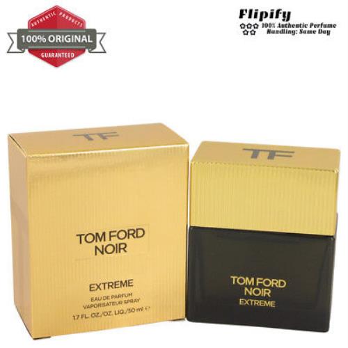 Tom Ford Noir Extreme Cologne 3.4 oz 1.7 oz Edp Spray For Men by Tom Ford 100 ml