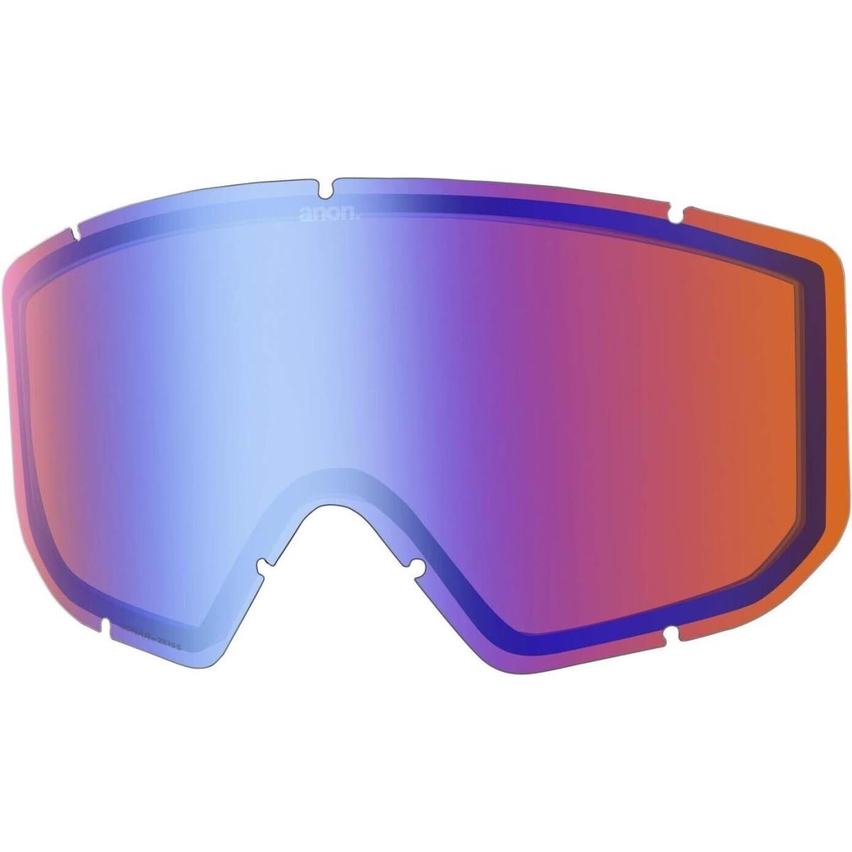 Anon Relapse Sonar Blue Lens Men`s Ski and Snowboard Partly Cloudy Conditions