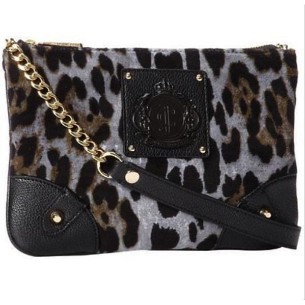 Juicy Couture Louisa-animal Printed Velour RN 52002 Black