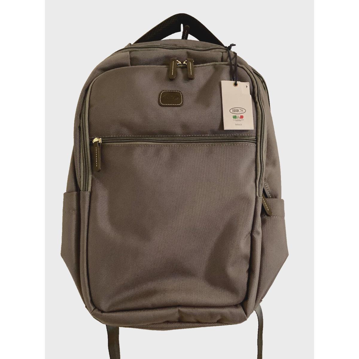 Bric`s Bric`s Siena Gray Backpack with Padded Laptop Sleeve