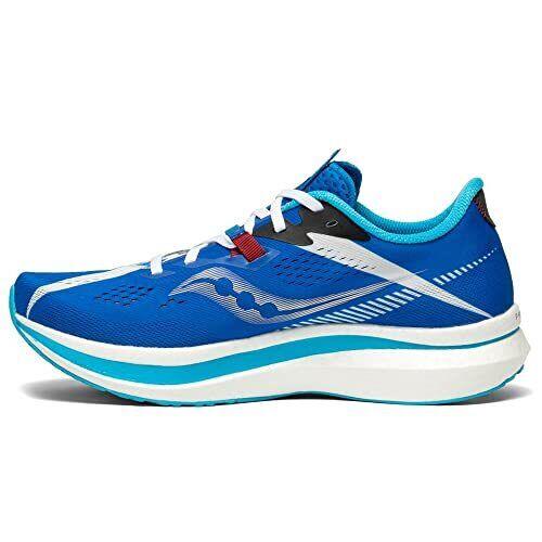 Saucony Men`s Endorphin Pro 2 Running Shoe Royal / White