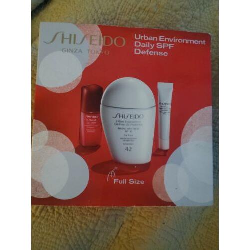 Shiseido Shisheido Urban Enviroment Daily Sof Defense Ginxs Tokyo Full Size 3pc Set