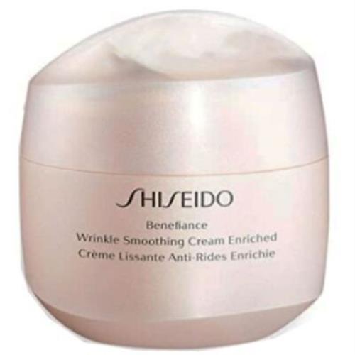 Shiseido Benefiance Wrinkle Smoothing Cream Enriched 2.6oz /75ml Retail Box