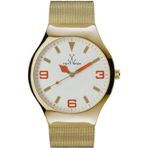Men`s Gold Tone Toywatch Mesh Band Watch MH11GD