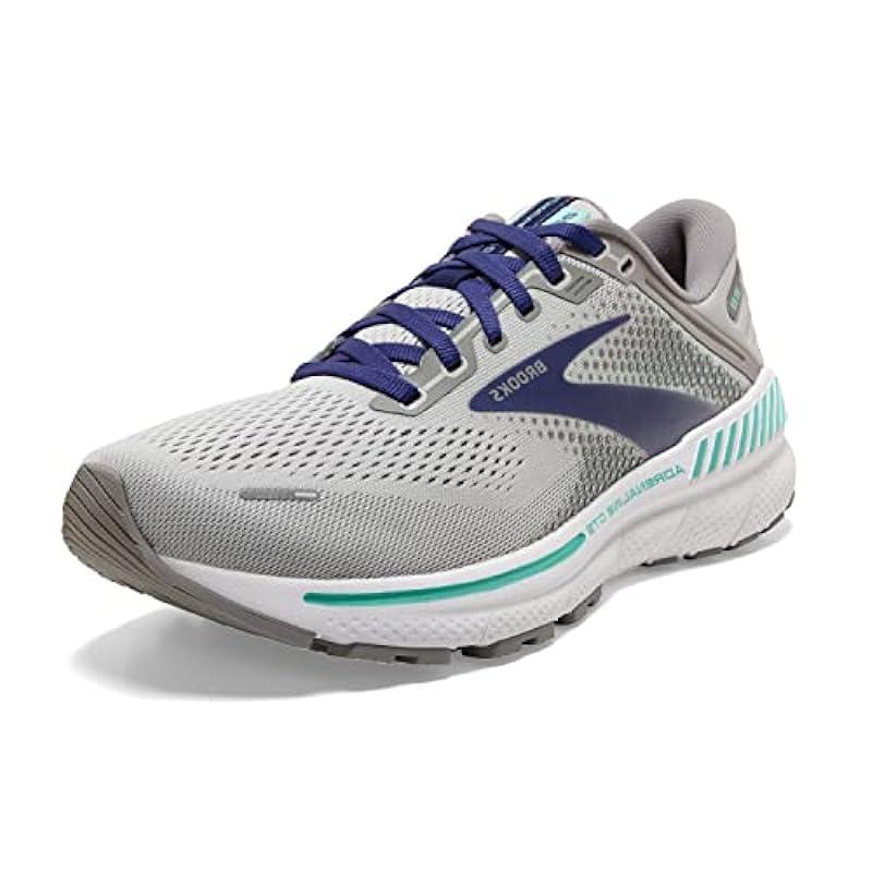 Brooks Women`s Adrenaline Gts 22 Supportive Running Shoe - Alloy/Blue/Green