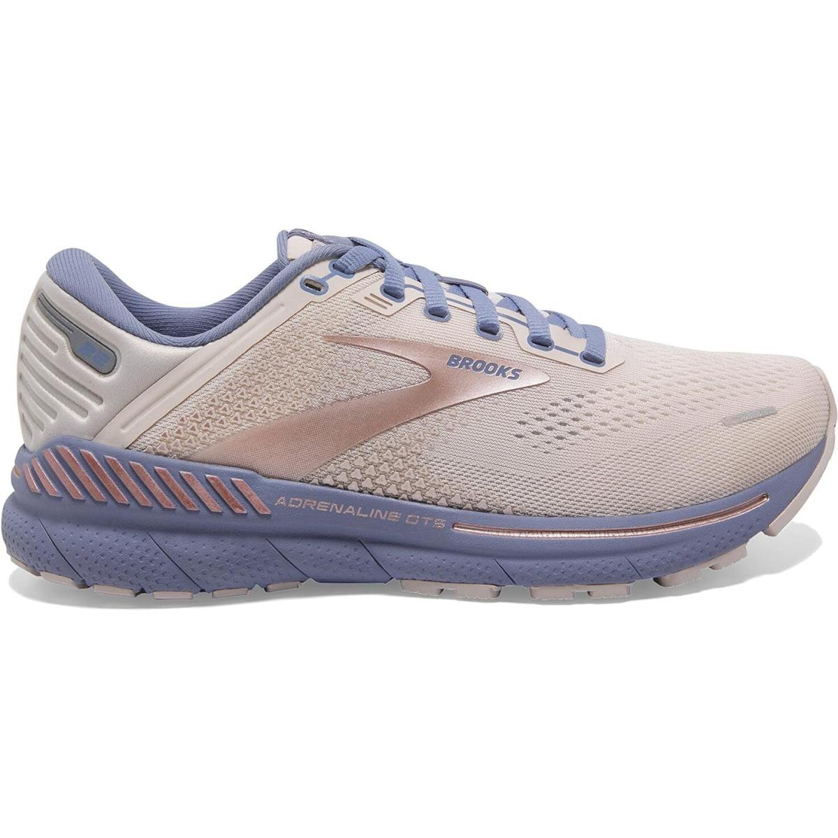 Brooks Women`s Adrenaline Gts 22 120353 Cushion Support Running Shoes Lilac / Tempest / Pink (599)