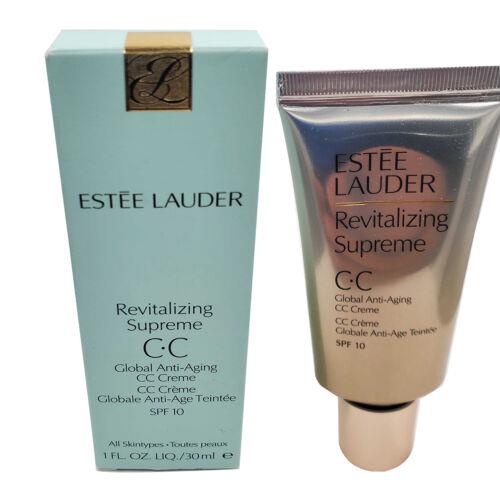 Estee Lauder Revitalizing Supreme Global Anti Aging CC Cream 1 oz Dented Box