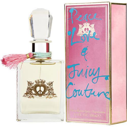 Peace Love Juicy Couture by Juicy Couture 3.4 OZ